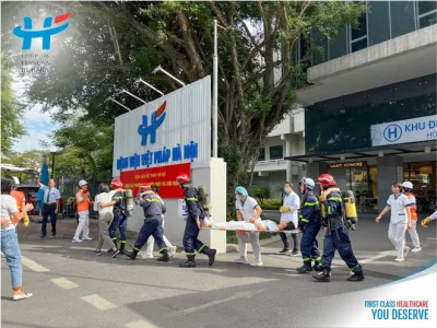 Fire drill at Hanoi French Hospital: Commitment to ensure patient safety